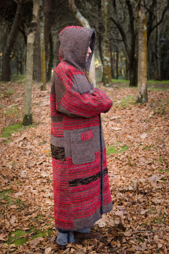 Red Hooded Coat